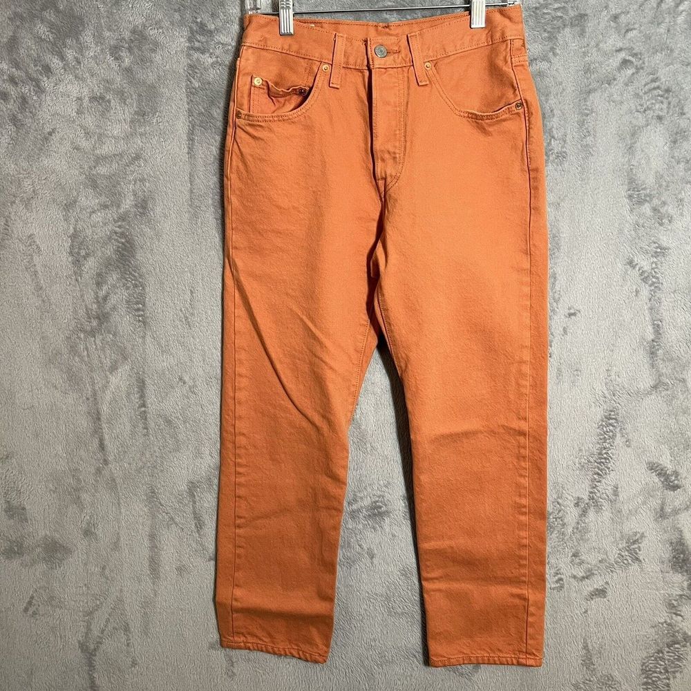 Levi's Straight Leg Jeans in Burnt Orange
